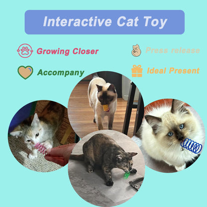 POSAPET Cat Toys Assortment Interactive Kitten Toy Bundle with Balls