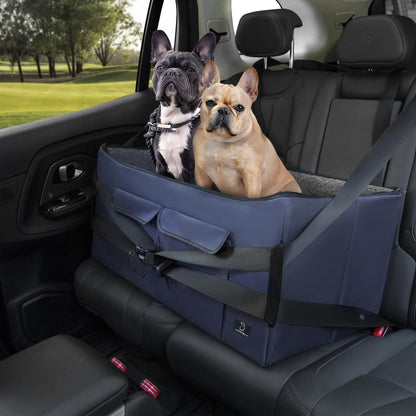 A 4 Pet Dog Car Seat for Medium/Large Dog or 2 Small Dogs, Seat