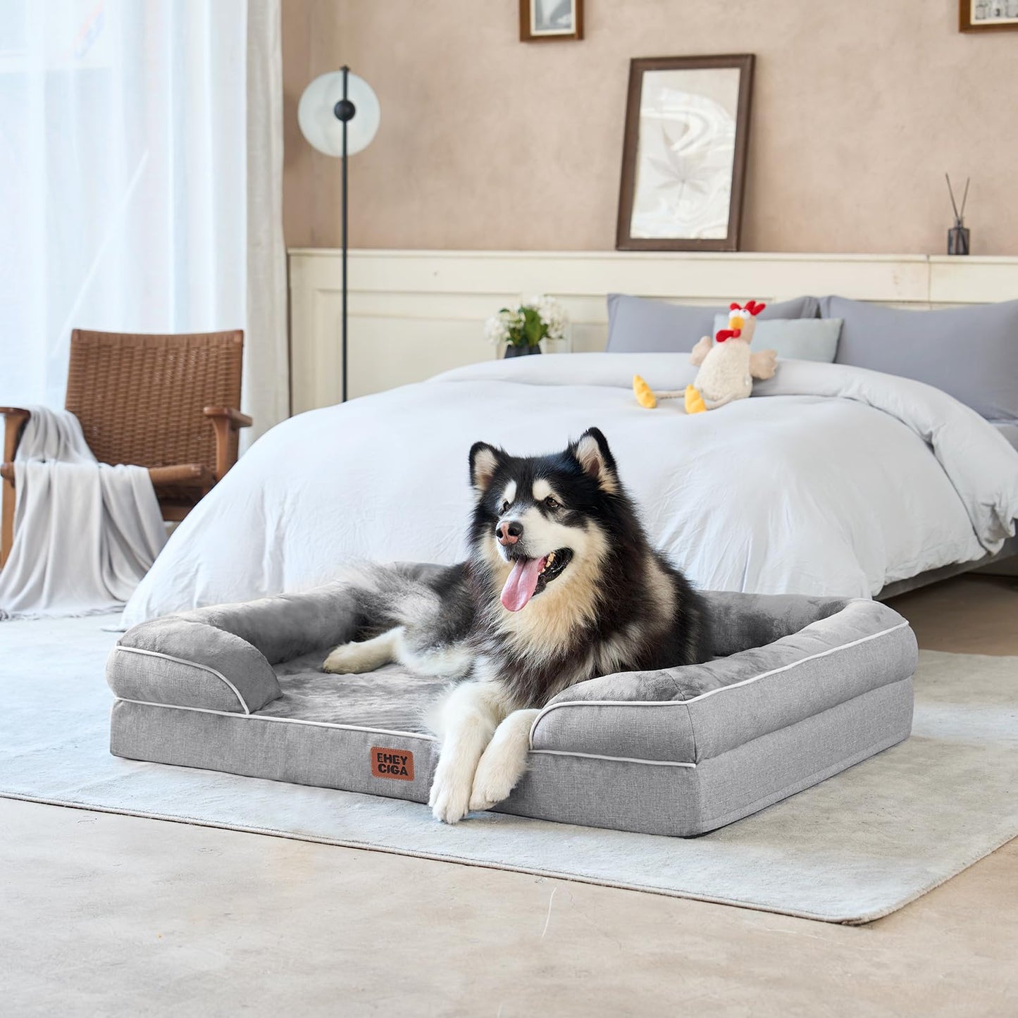 EHEYCIGA Orthopedic Dog Beds for Extra Large Dogs Waterproof Bed