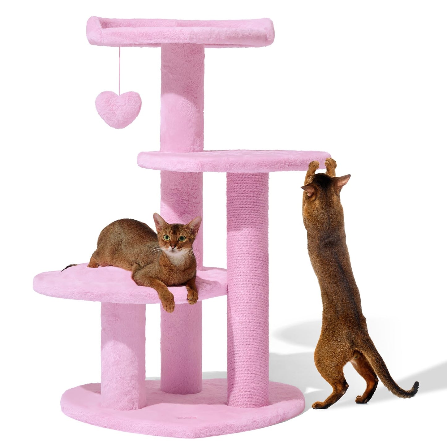 VETRESKA Cat Tree for Indoor Cats, Multi Level Cat Tower Toy