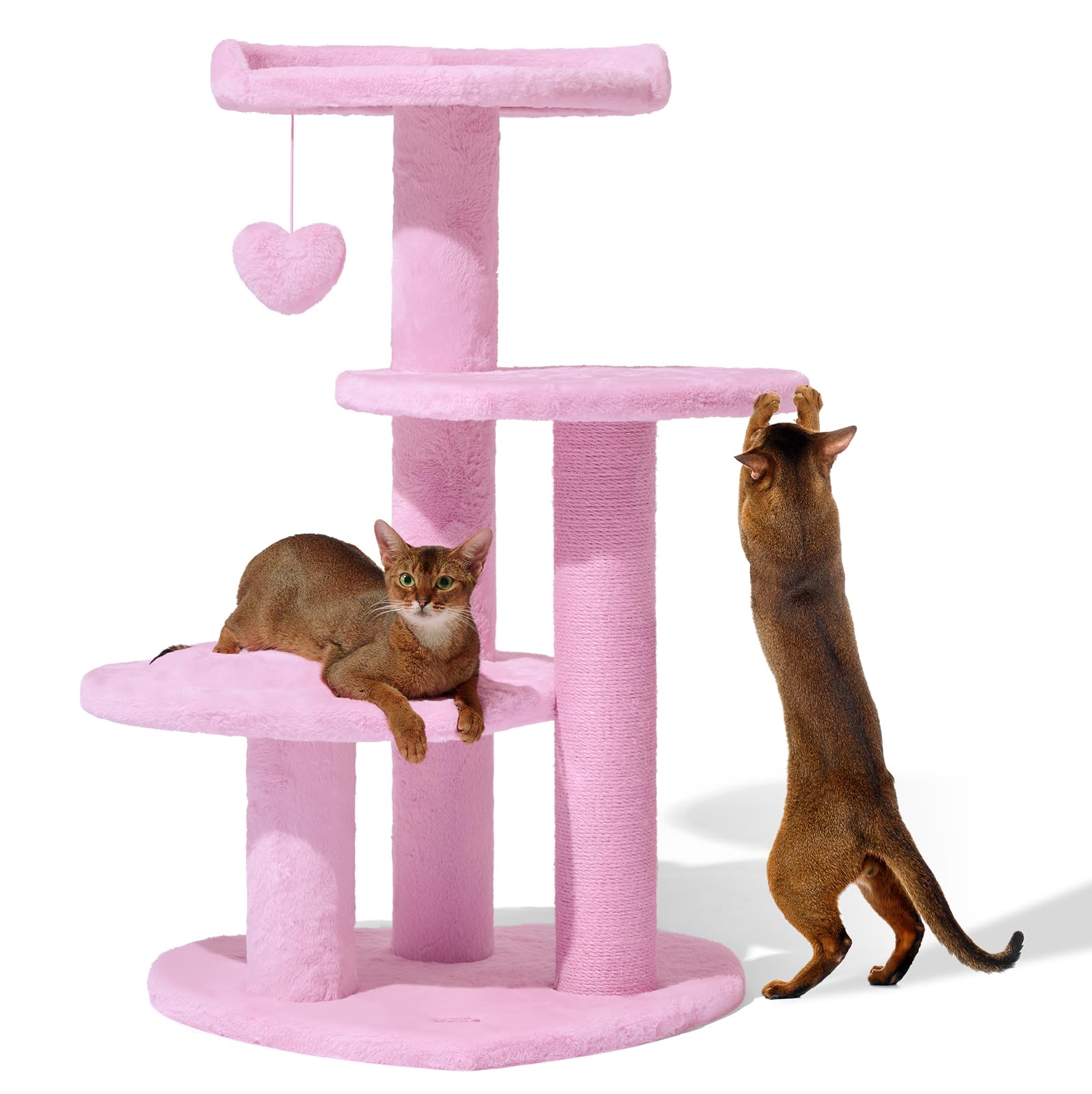 VETRESKA Cat Tree for Indoor Cats, Multi Level Cat Tower Toy