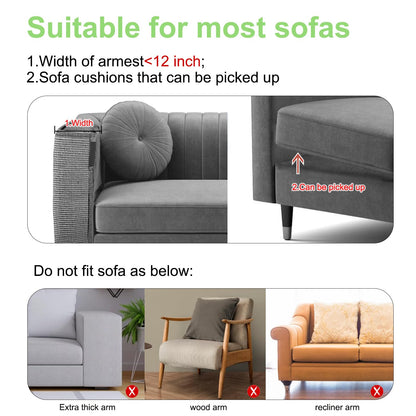 Cat Scratch Couch Protector,23.6" L*19.6" W Scratching Furniture