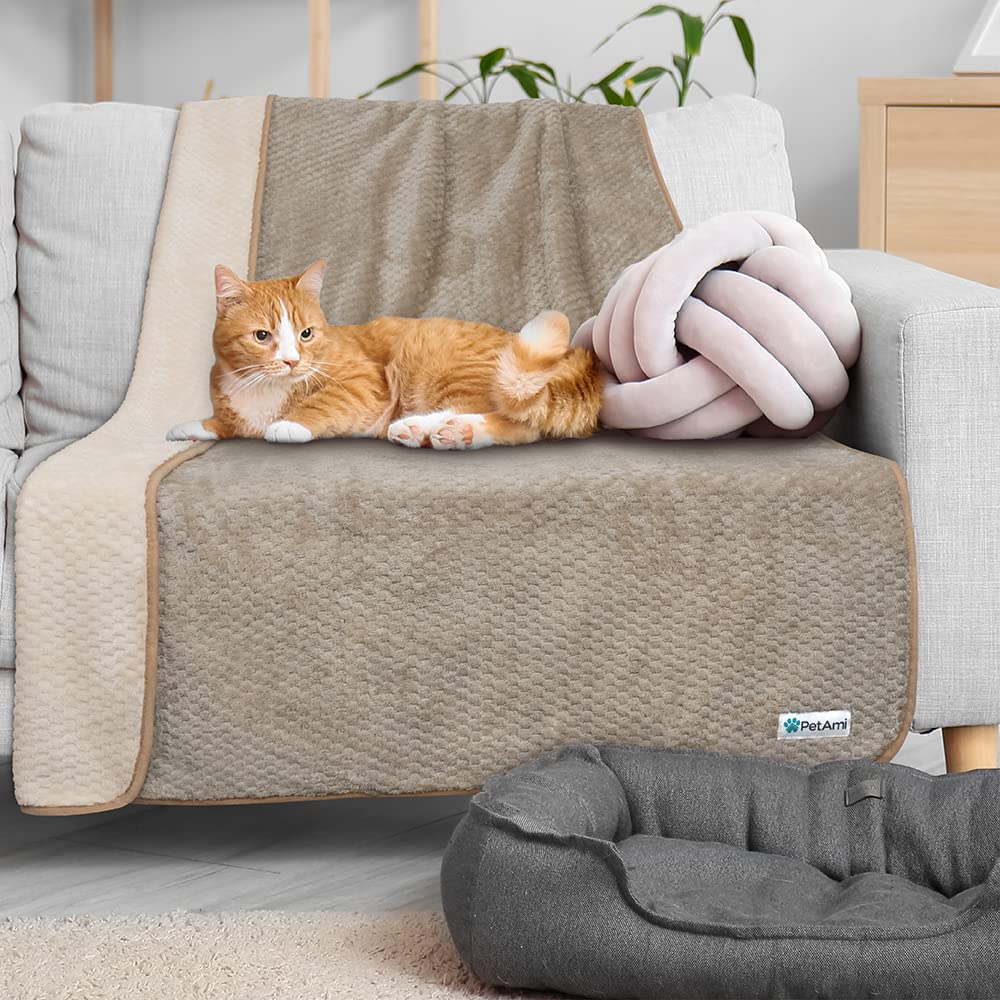 PetAmi Waterproof Dog Blanket, Leakproof XL Pet Blanket Crate