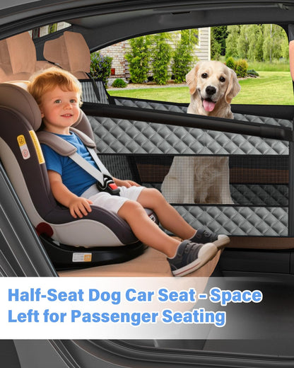 Instraella Dog Car Seat for Large Dogs, Back Seat Extender Seat