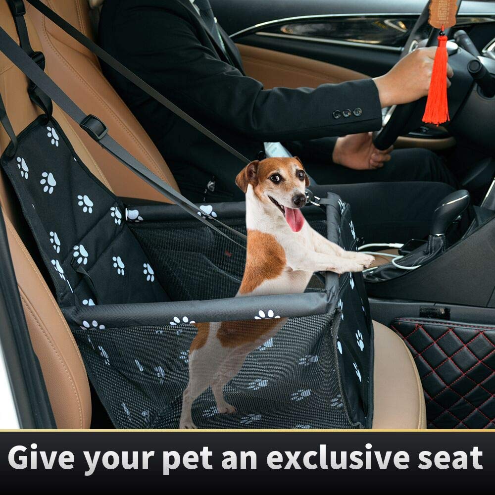 SWIHELP Dog Car Seat Puppy Portable Pet Booster Car Seat with Seat