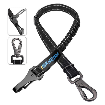 Dog Seat Belt 3-in-1 Car Harness for Dogs Adjustable Safety Seat