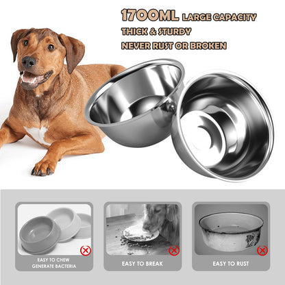 ADENGL Raised Dog Bowl Stand for Large Dogs, 10” Tall Elevated Feeder