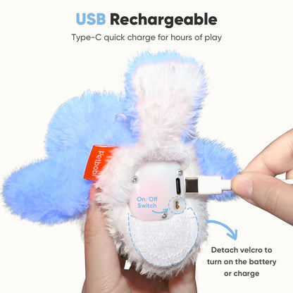 Petbobi Flappy Bird Cat Toy Realistic Interactive Cat Toy with Catnip