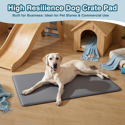 WAYIMPRESS Dog Crate Pad Mat, Waterproof Kennel Cage Mat, Outdoor Bed