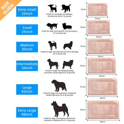 Dog Beds Crate Pad for Extra Small Dogs Ultra Soft Dog Crate Bed