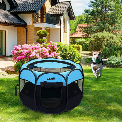 Goozii Dog Playpen for Large Dogs Portable Collapsible, Indoor Crate
