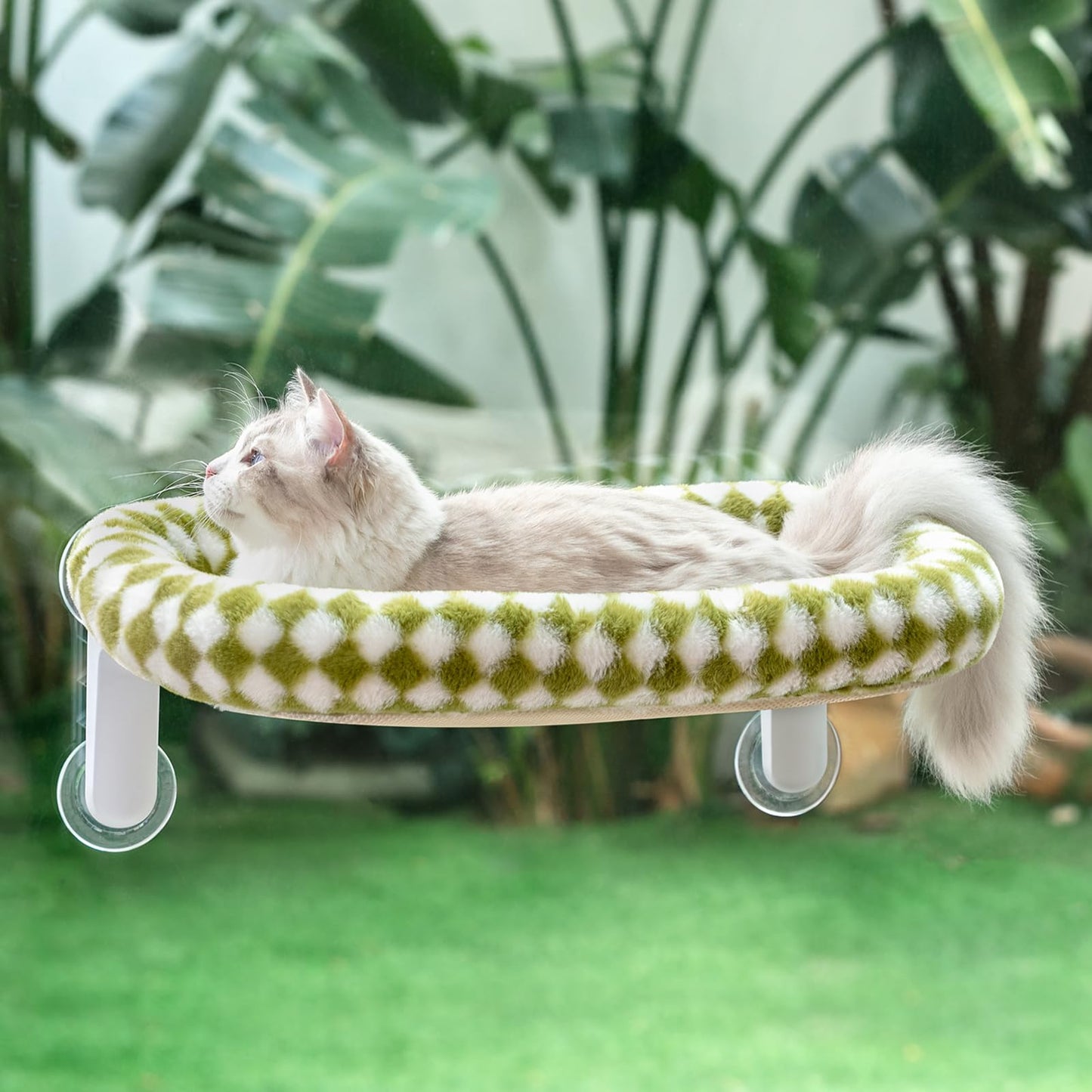 Sunhoo Cat Window Perch Bed Foldable Kitty Windowsill Hammock Bed