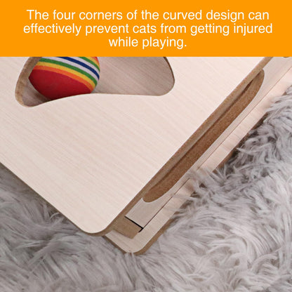 DI BI GRAMAS Cat Interactive Box Puzzle Toy with 3 Small Balls Balls