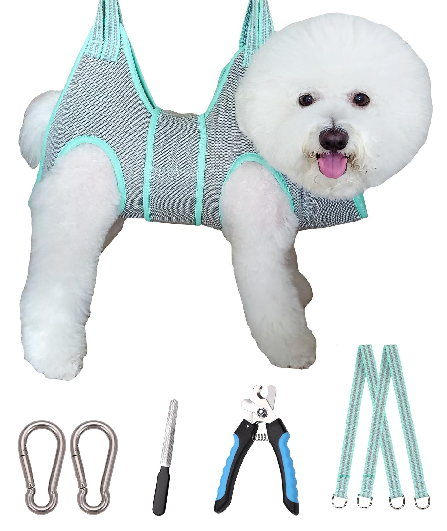 Kkiimatt Dog Grooming Hammock Harness, Small Dog Groming Sling