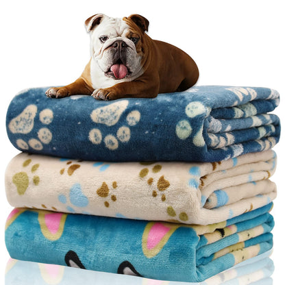 Rezutan Dog Blanket for Medium Dogs, 1 Pack 3 Soft Cat Puppy Crate