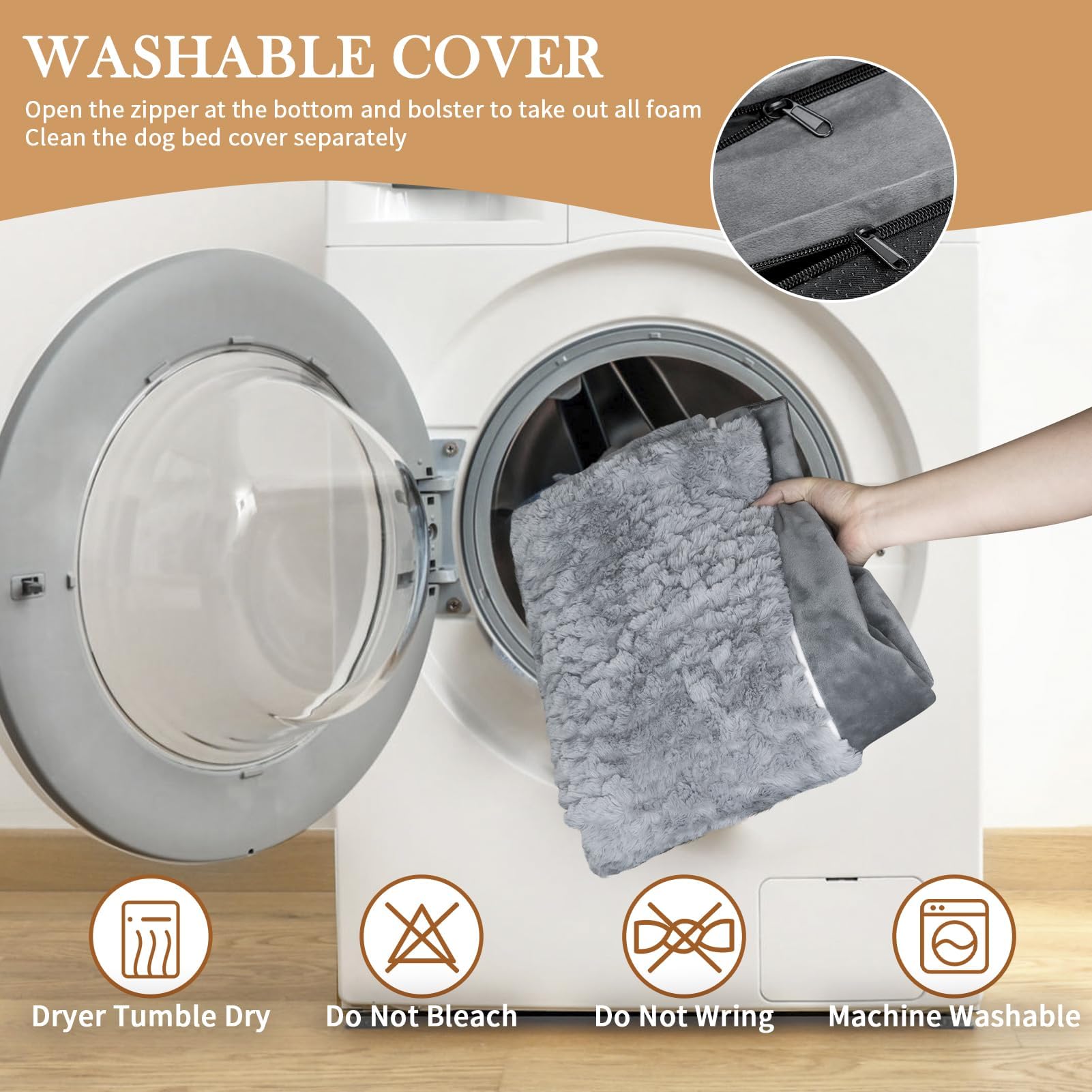 Comfort Expression Orthopedic Dog Bed for Extra Large Dogs Bed