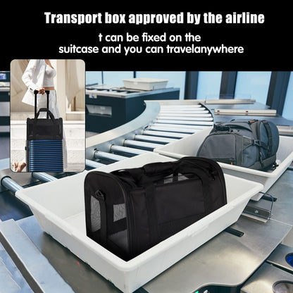 Cat Carrying Case Pet Carrier Airline Approved, Protable Carrier
