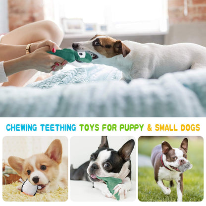 LEGEND SANDY Squeaky Dog Toys for Puppy Small Medium Dogs, Plush