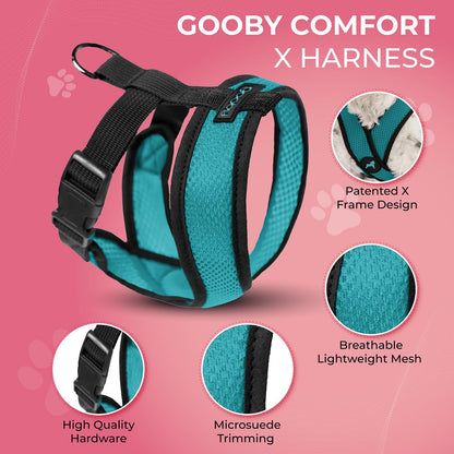 Gooby Comfort X Head-in Harness Medium Dog Harness (9- No Pull Harness