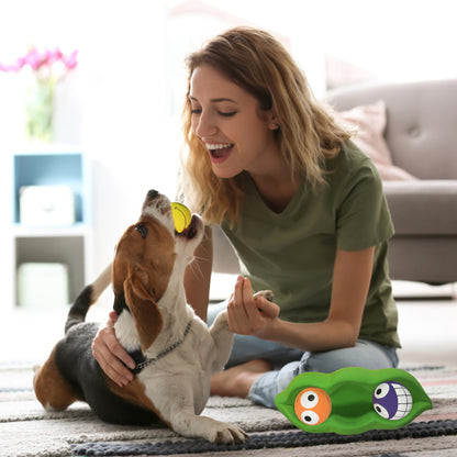 Multipet Three Peas in a Pod, Squeaky Chew Dog Toy, Fetch Chew