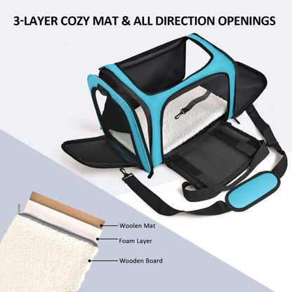 Henkelion Large Cat Carriers Dog Carrier Pet Carrier