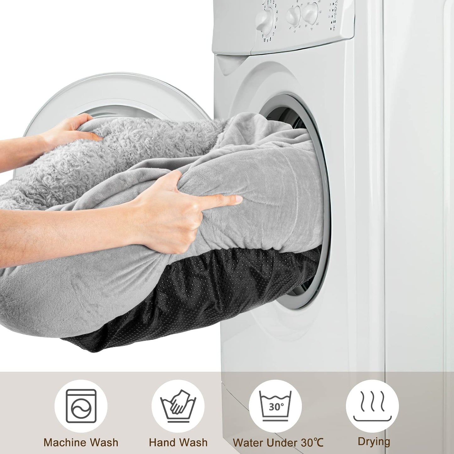 JOEJOY Dog Beds for Small Medium Dogs, Cozy Cuddler Luxury Puppy Bed