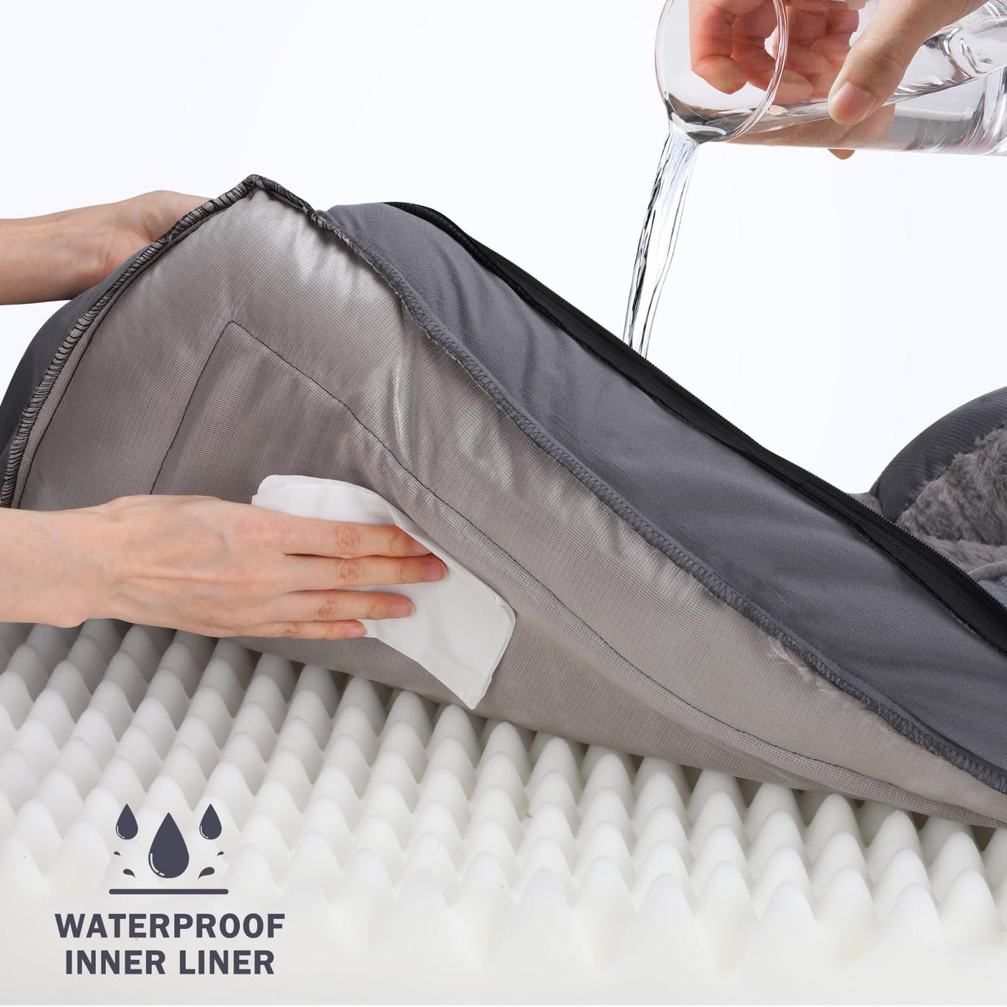 INVENHO Orthopedic Extra Large Dog Bed, XXL Waterproof Dog Sofa