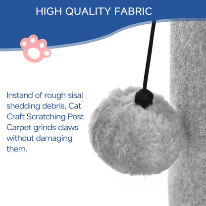 Cat Scratching Post Carpet Scratching Post 41" for Indoor Scratcher