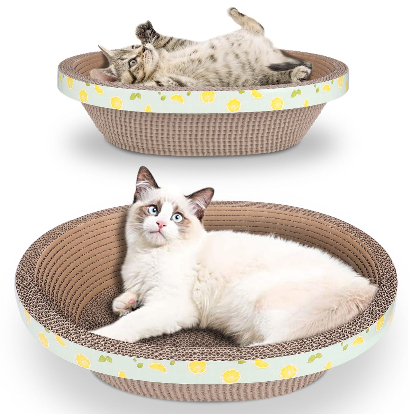 2pc Set Includes 1 X 19.5 Large + 1 X 14.96 Cute Cat Scratcher