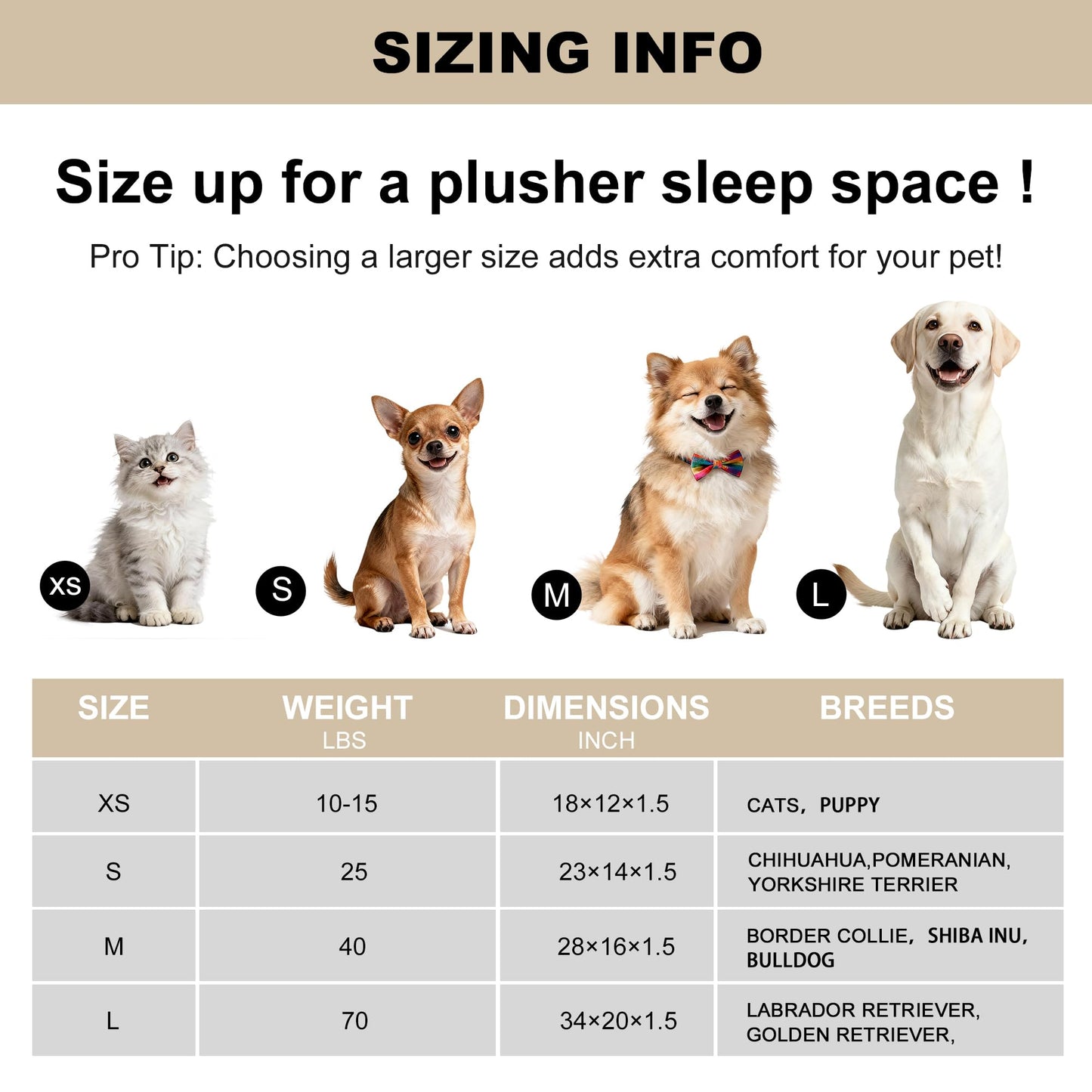 pobopobo Dog Crate Pad, Ultra Soft Anti-Slip Kennel Mat, Secure Bed