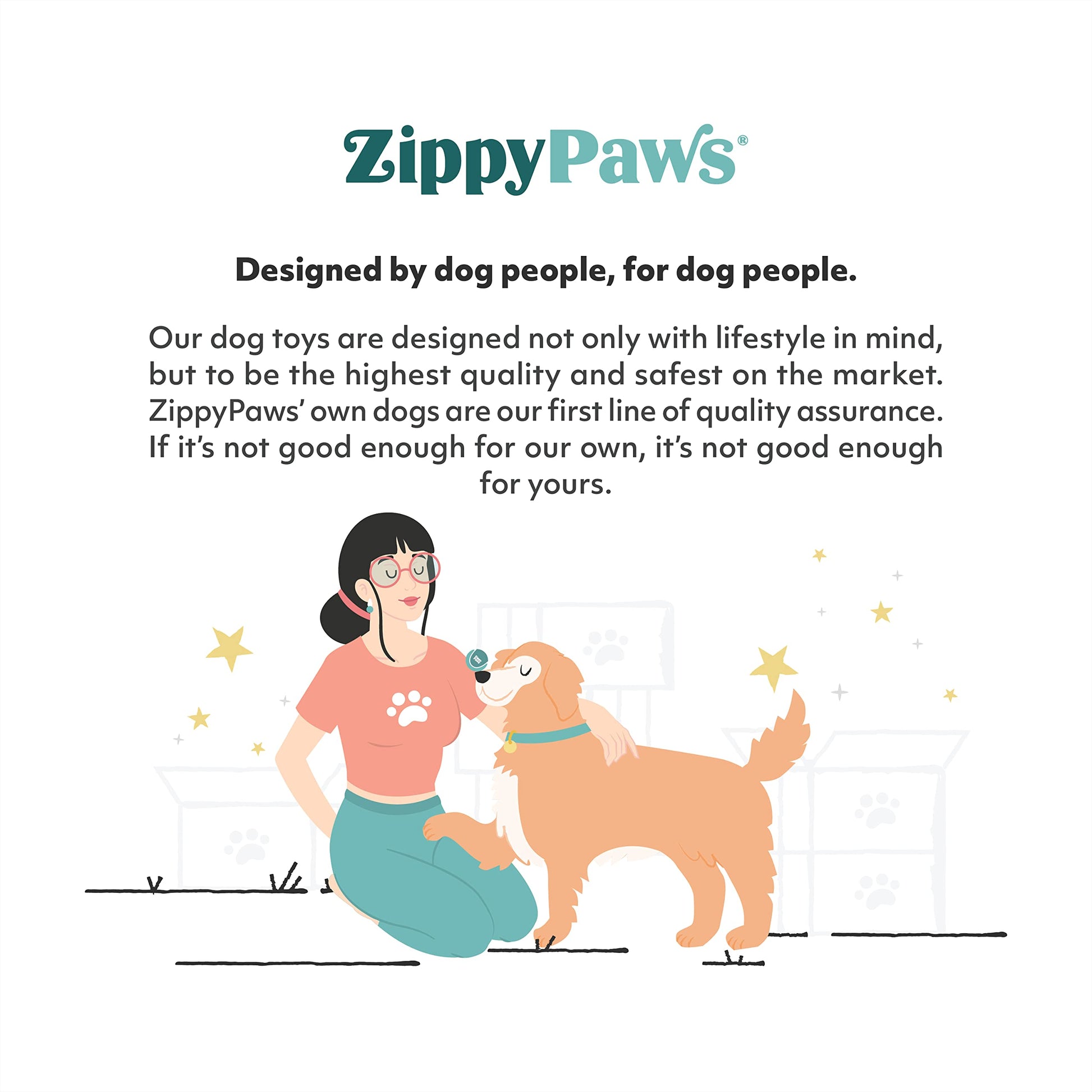 ZippyPaws Burrow Replacement Miniz Interactive Dog Puppy Toys
