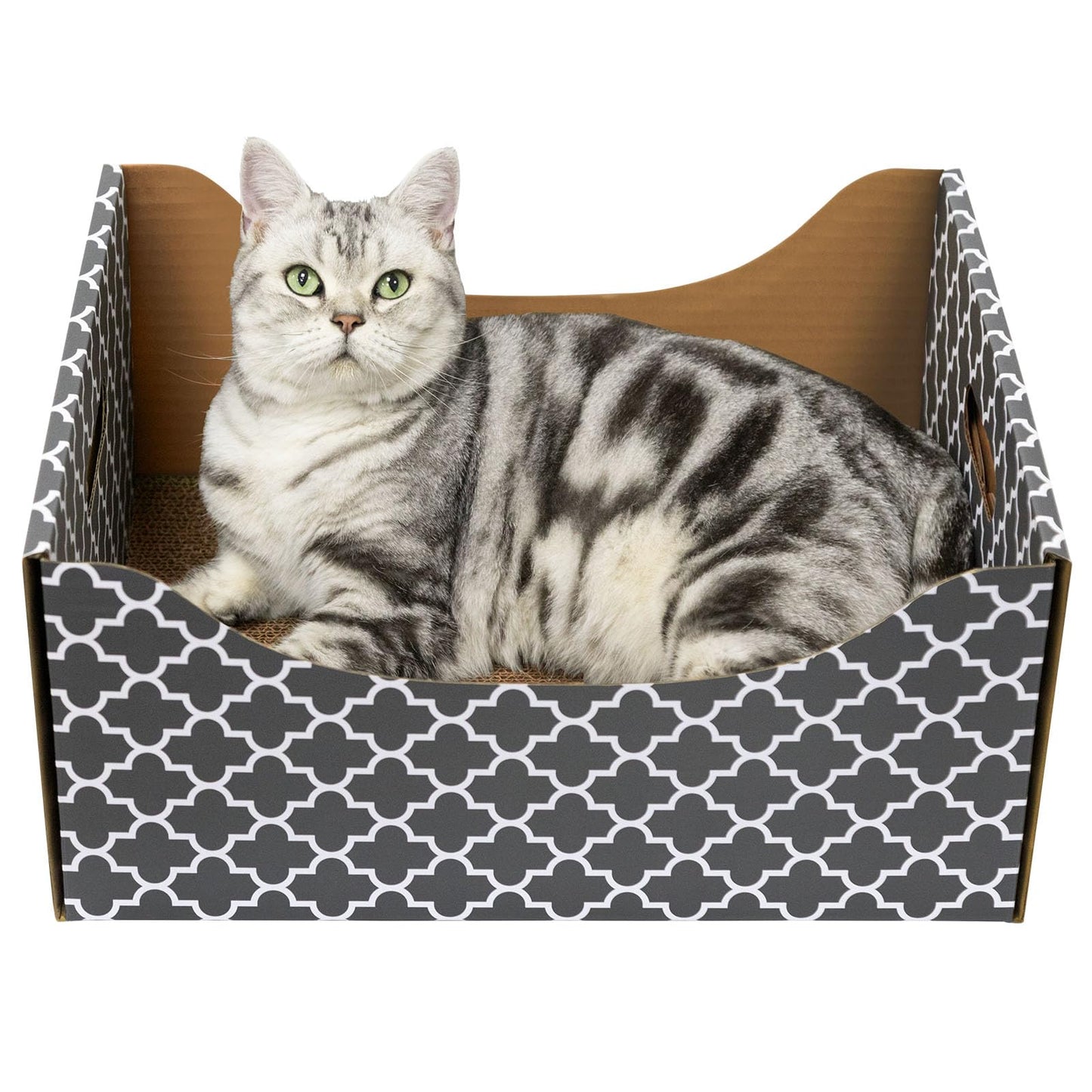 [Ultra-Large] Cardboard Cat Scratcher Box, Heavy Duty Cat Scratcher