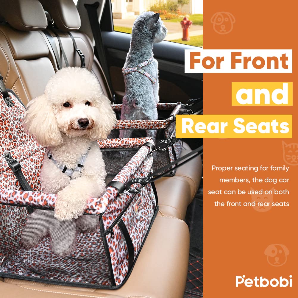 Petbobi Small Dog Car Seat, Dog Car Booster Seat