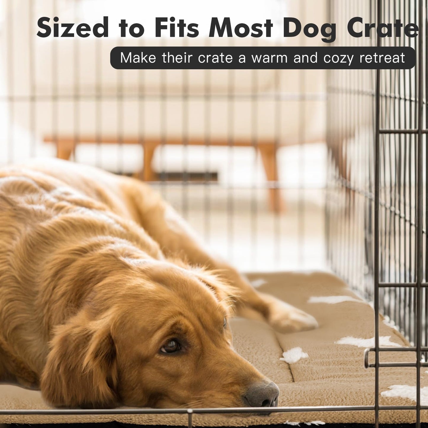 Mora Pets Dog Crate Pad Dog Kennel Bed Crate Mat