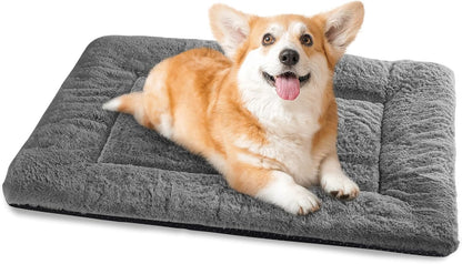 ZENGAOOU Dog Crate Pad for Small to Medium Dogs, Plush Kennel Mat