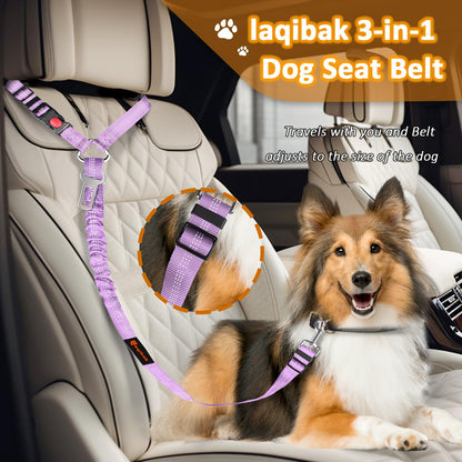 Removable Dog Seat Belt Harness for Car, 1 Pet Dog Car Seatbelt Seat
