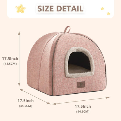 Cat Bed for Indoor Cats Cat Cave Cat House Cats Tent with Bed