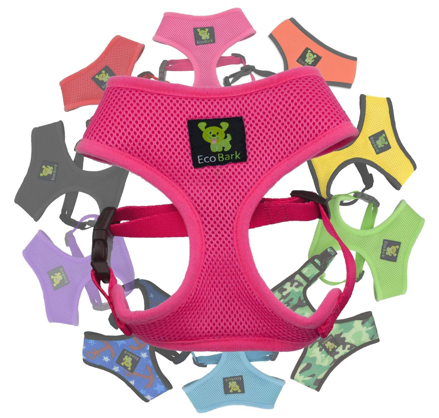 EcoBark Dog Harness Eco-Friendly Max Comfort Harnesses Collar