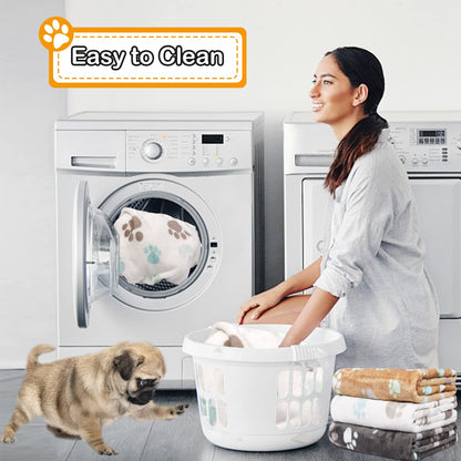 Rezutan Upgraded Dog Blankets for Medium Dogs, 3 Pack Dog Cat Crate