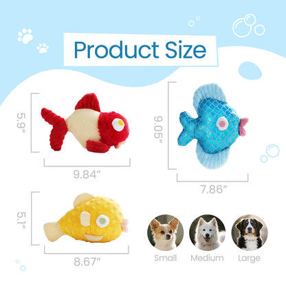 Nocciola Tough Dog Toys, Squeaky Dog Toys to Keep Dogs Busy with Toys