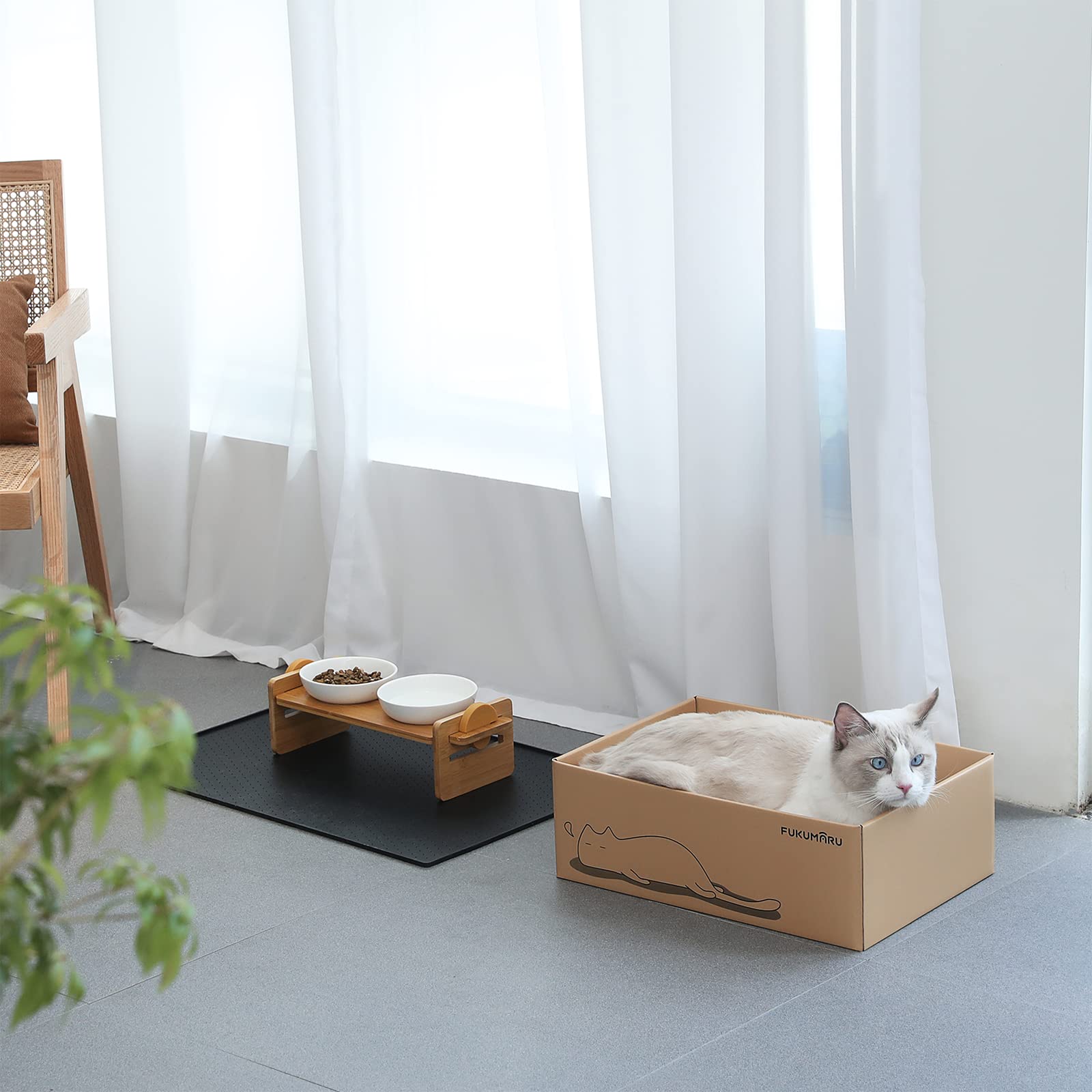 FUKUMARU 5 PCS Cat Scratching Boards, Width Ex-Large Cat Scratcher