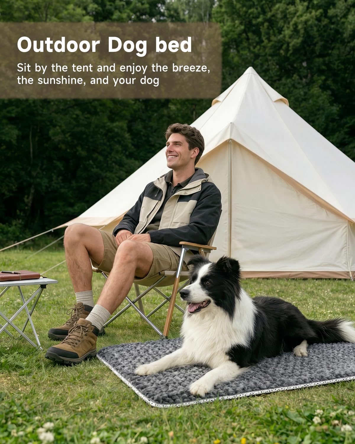 Dog Bed for Crate High Resilience Foam Crate Pad Mat