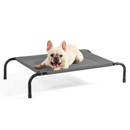 Bedsure Outdoor Elevated Dog Bed Medium Size Dog, Portable Indoor Bed