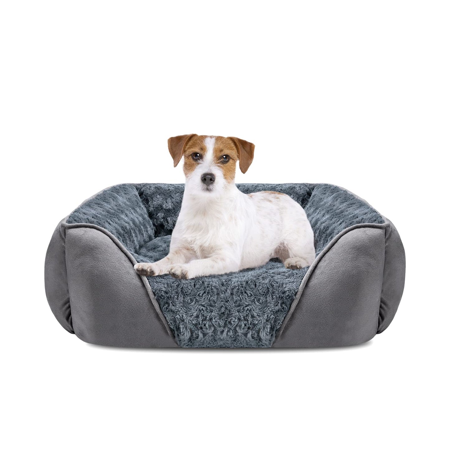 INVENHO Dog Bed Medium Size Dog, Orthopedic Warming Soft Calming Bed