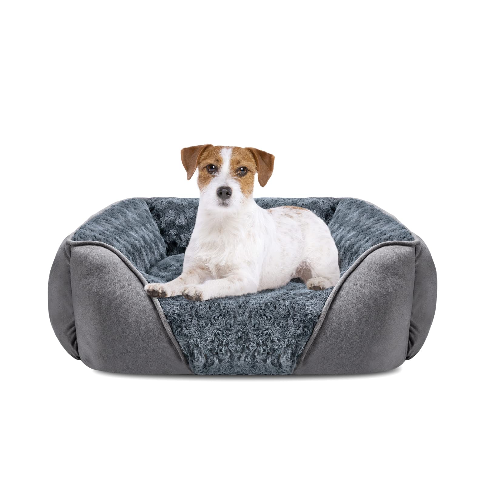 INVENHO Dog Bed Medium Size Dog, Orthopedic Warming Soft Calming Bed