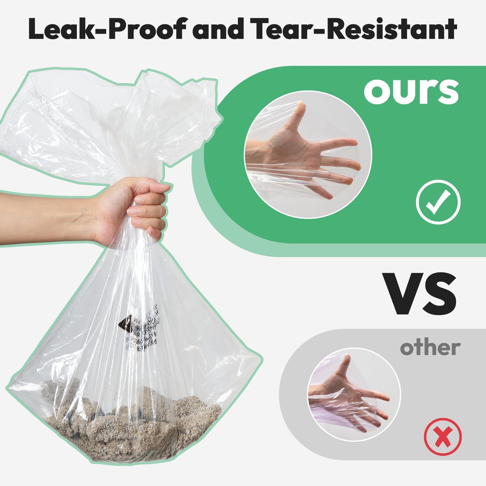 AMOGOGOPET Waste Bags, Compatible with Litter Robot 4/5/3, 50 Pack Box