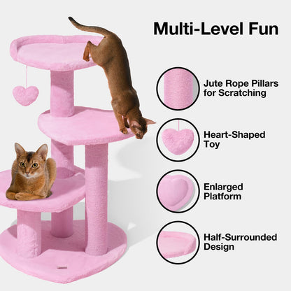 VETRESKA Cat Tree for Indoor Cats, Multi Level Cat Tower Toy