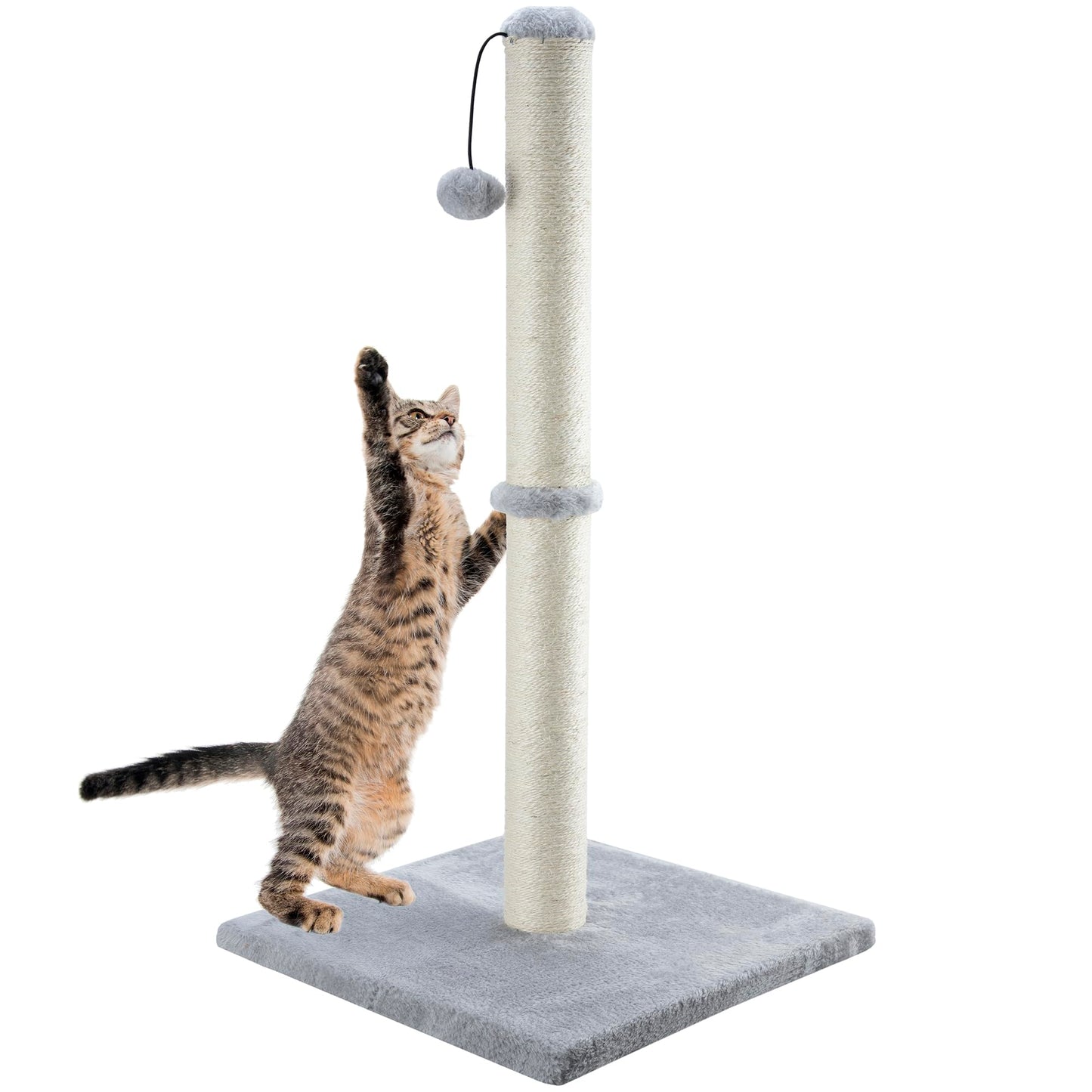Dimaka 34" Tall Cat Scratching Post for Large Cats and Scratcher