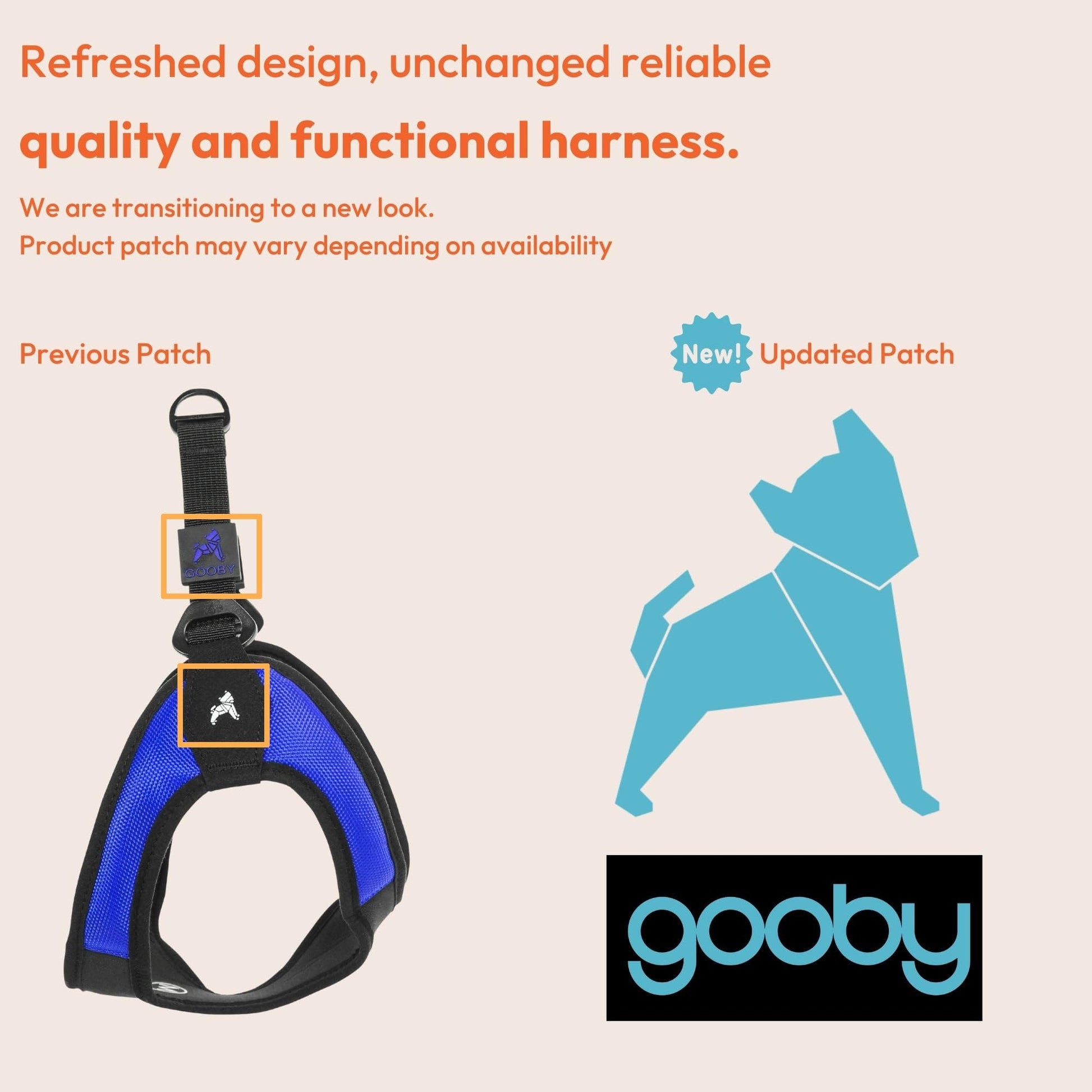 Gooby Escape Free Easy Fit Harness Small No Pull Step-in Harness