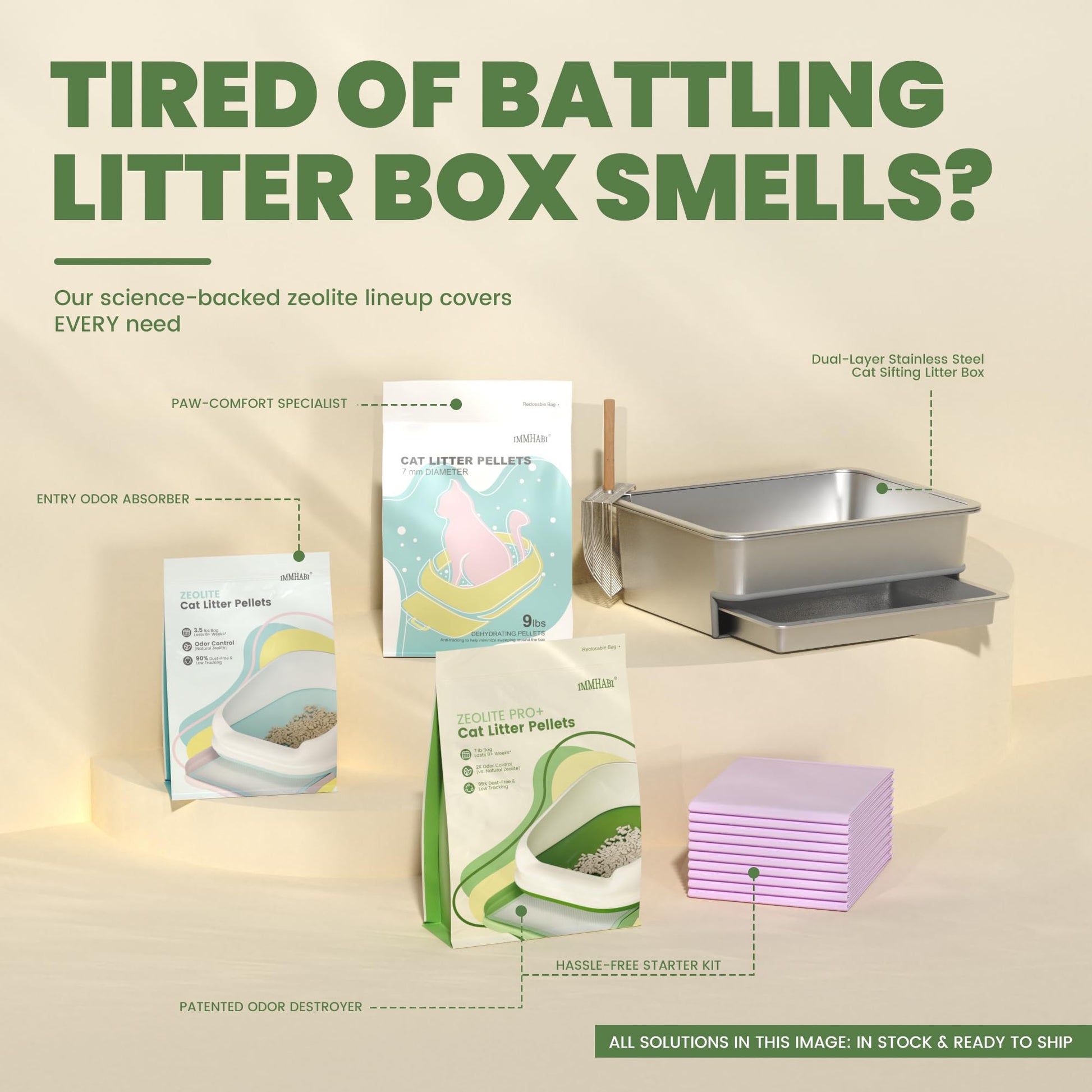 Enhanced Cat Litter Pellets Generic Litter Refills Exclusively Box